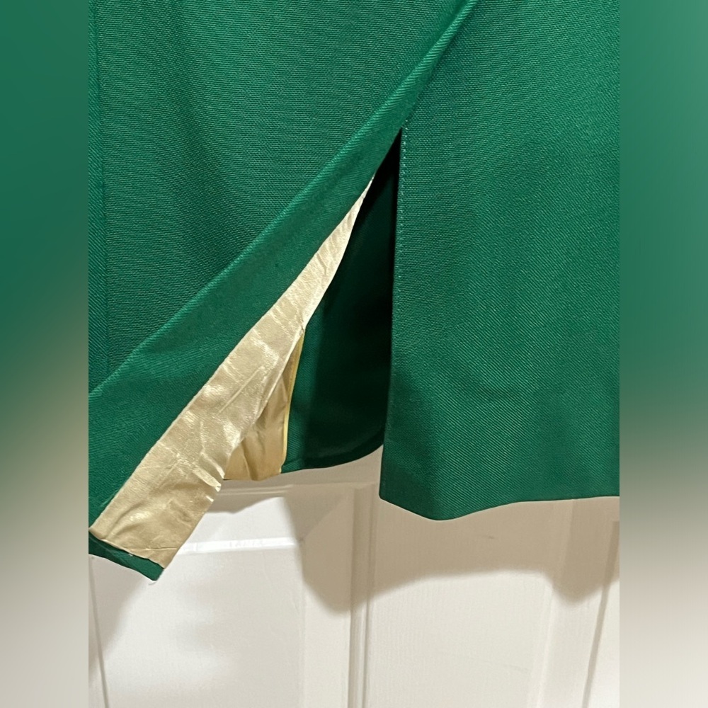 Chaps BY RALPH LAUREN VINTAGE,MASTERS EQUESTRIAN GOLD BUTTON JACKET GREEN SZ 36R - Picture 8 of 13